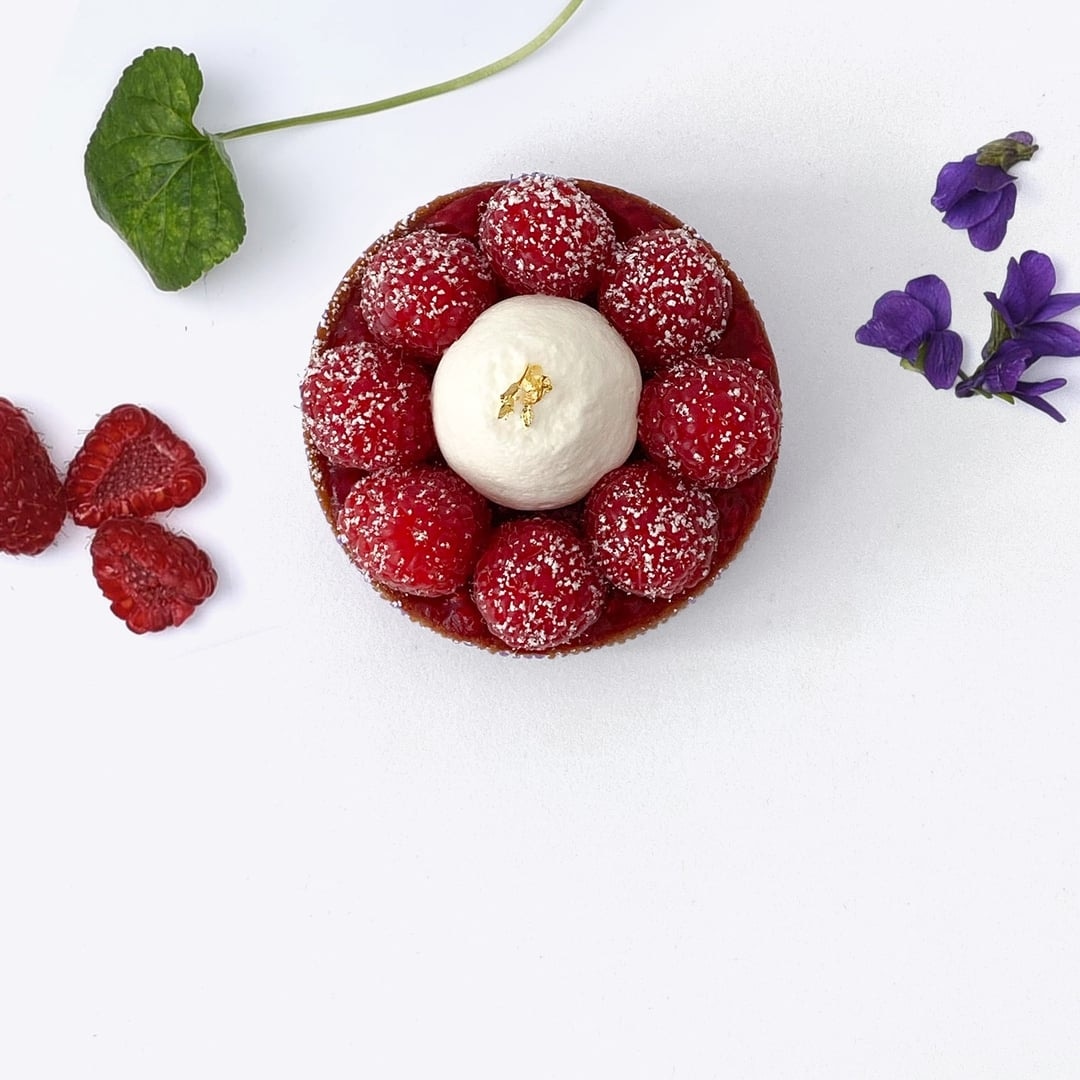 Tarte Framboise Câline